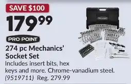 Princess Auto Pro Point 274 pc Mechanics' Socket Set offer