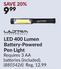Princess Auto Ultra Performance LED 400 Lumen Battery-Powered Pen Light offer