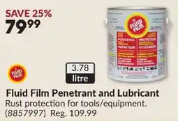 Princess Auto Fluid Film Penetrant and Lubricant offer
