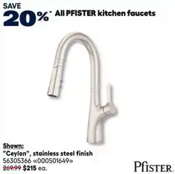 RONA Pfister kitchen faucets offer
