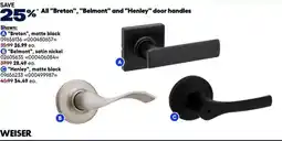 RONA Weiser all breton belmont henley door handles offer