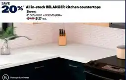 RONA Belanger kitchen countertops offer