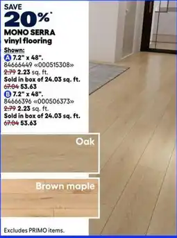 RONA Mono serra vinyl flooring offer