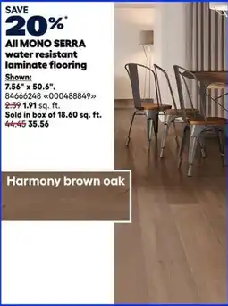 RONA All mono serra water resistant laminate flooring offer