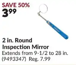 Princess Auto Inspection Mirror offer