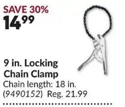 Princess Auto Locking Chain Clamp offer
