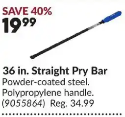 Princess Auto Straight Pry Bar offer
