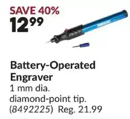 Princess Auto Battery-Operated Engraver offer