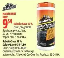 Canadian Tire Armorall protectant wipes offer