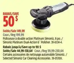 Canadian Tire Simoniz Platinum Dual-Action 6" Polisher offer