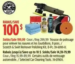 Canadian Tire Chemical Guys Scratch & Swirl Remover Polishing Kit offer