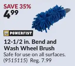 Princess Auto Powerfist 12-1/2 in. Bend and Wash Wheel Brush offer