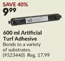 Princess Auto Artificial Turf Adhesive offer