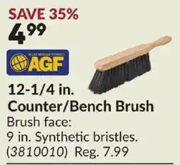Princess Auto AGF counter/bench brush offer