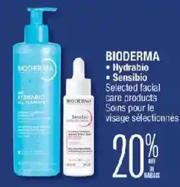 Jean Coutu Bioderma selected facial care products offer