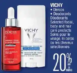 Jean Coutu Vichy deodorants offer