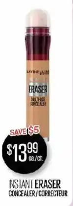 Jean Coutu Maybelline instant eraser concealer offer