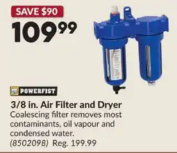 Princess Auto Powerfist 3/8 in. Air Filter and Dryer offer