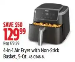 Canadian Tire Ninja 4-in-1 Air Fryer with Non-Stick Basket offer