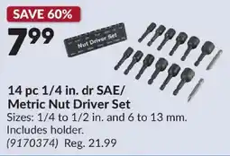 Princess Auto Nut Driver Set offer