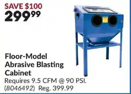 Princess Auto Floor-Model Abrasive Blasting Cabinet offer