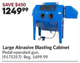 Princess Auto Large Abrasive Blasting Cabinet offer