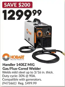 Princess Auto Hobart handler 140ez mig offer