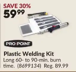 Princess Auto Pro Point Plastic Welding Kit offer
