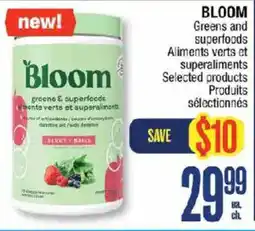 Jean Coutu Bloom greens & superfoods offer
