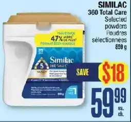 Jean Coutu Similac 360 Total Care Selected powders offer