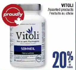 Jean Coutu Vitoli assorted products offer