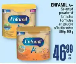 Jean Coutu Enfamil A+ selected powdered formulas offer