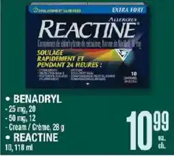 Jean Coutu Reactine offer