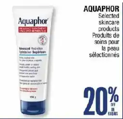 Jean Coutu Aquaphor selected skincare products offer