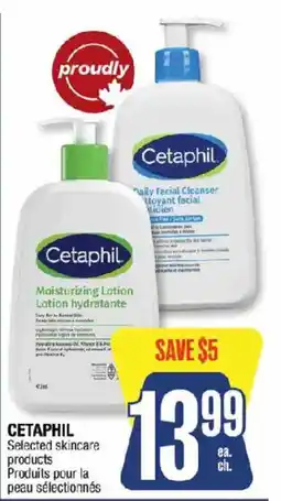 Jean Coutu Cetaphil selected skincare products offer