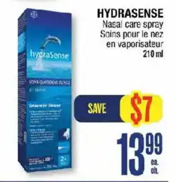 Jean Coutu Hydrasense nasal care spray offer
