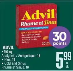 Jean Coutu Advil Cold and Sinus offer