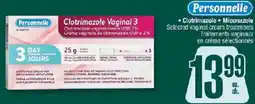 Jean Coutu Personnelle Clotrimazole Vaginal 3 offer