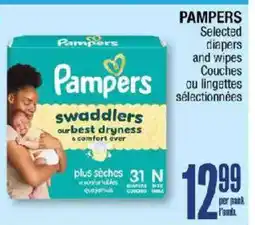 Jean Coutu Pampers swaddlers offer