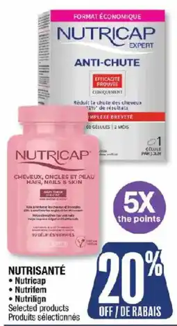 Jean Coutu Nutricap cheveux, ongles et peau offer