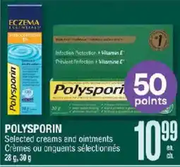 Jean Coutu Polysporin selected creams and ointments offer