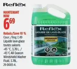 Canadian Tire Reflex liquid de lave-glace offer