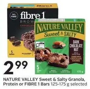 Nature Valley Sweet & Salty Granola, Protein or Fibre 1 Bars