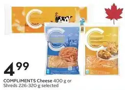 Sobeys Compliments Cheese offer
