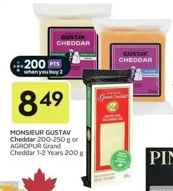Sobeys Monsieur gustav cheddar offer