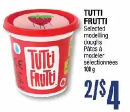 Jean Coutu Tutti Frutti selected modelling doughs offer