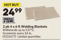Princess Auto Grease & Gear welding blankets offer