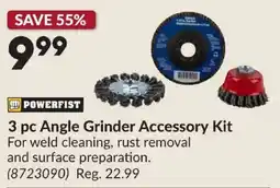 Princess Auto Powerfist 3 pc Angle Grinder Accessory Kit offer