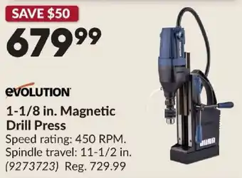 Evolution 1-1/8 in. Magnetic Drill Press