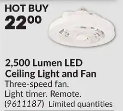 Princess Auto Ceiling Light and Fan offer